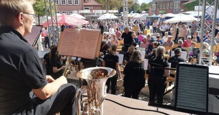 Auftritt auf dem Stadtfest in Buchholz