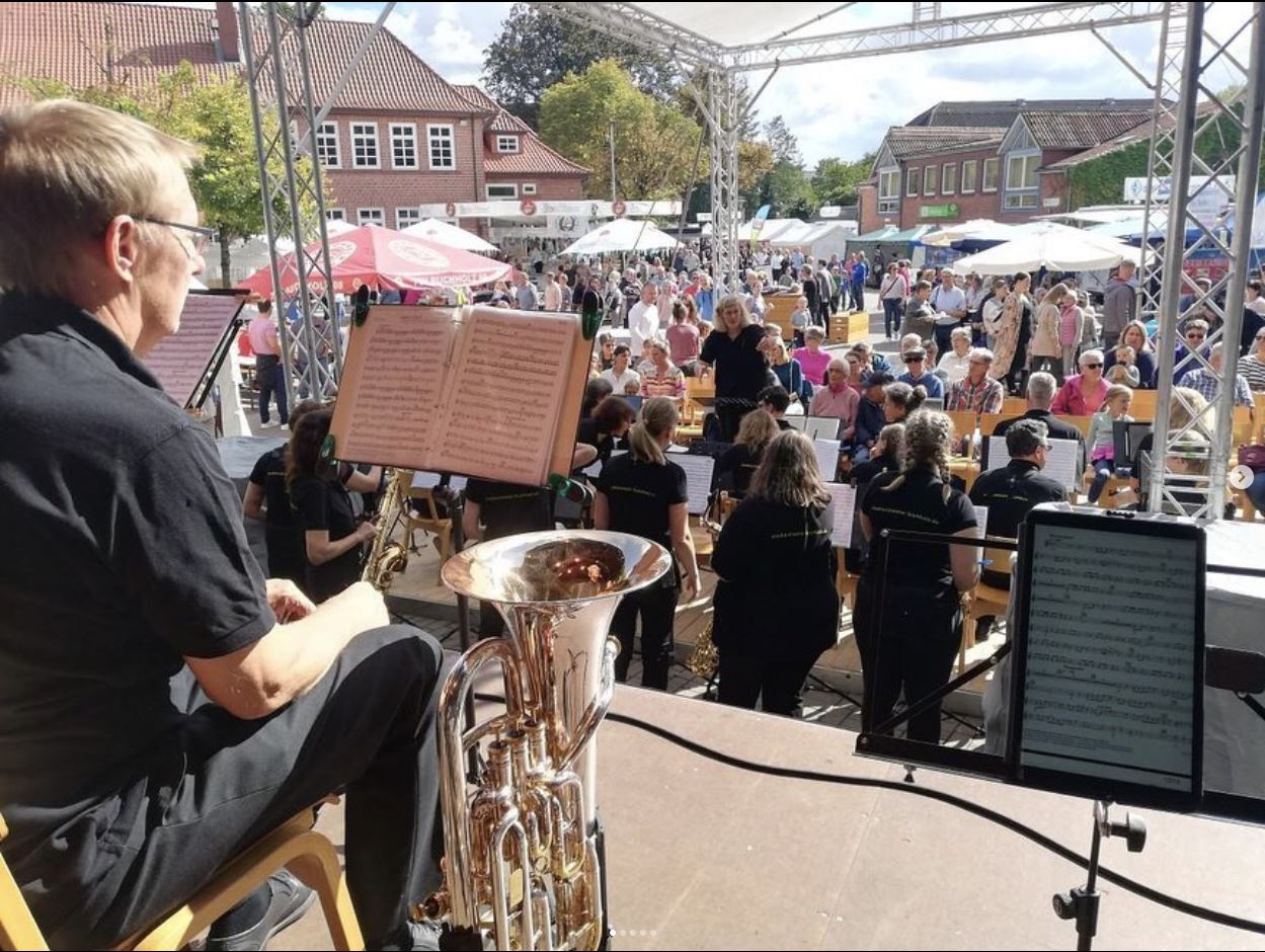 Auftritt auf dem Stadtfest in Buchholz